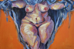 Nude - 2023 - Acrylic on Canvas - 55x40 cm