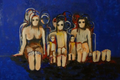 Untitled 04-2015 - Oil-Acrylic on Canvas - 80x100 cm