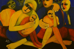 Untitled 05-2015 - Acrylic-Oil on Canvas - 100x100 cm