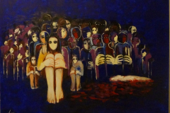 Untitled 14-2015 - Oil-Acrylic on Canvas - 80x100 cm