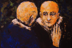 Listening - 2016 - Acrylic on Canvas - 100x80 cm