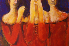 Moirai - 2016 - Acrylic on Canvas - 100x100 cm
