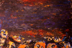 the Bottom - 2016 - Acrylic-Oil on Canvas - 100x100 cm