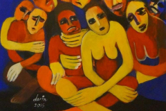 Untitled 09-2016 (Acrylic on Canvas - 100*80 cm)