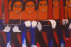 Untitled 10-2016 (Acrylic on Canvas - 100*100 cm)