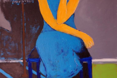 Woman in Blue - 2016 - Acrylic on Canvas - 70x100 cm
