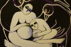 World Egg - 2016 - Acrylic on Canvas - 100x100 cm