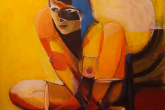 Nude 3 - 2017 - Acrylic on Canvas - 90x90 cm