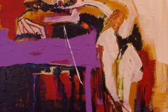 Bereavement- 2018 - Acrylic on Canvas - 60x90 cm