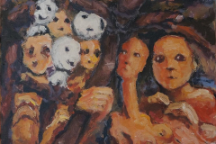 The Crowd - 2019 - Acrylic on Canvas - 40x30 cm