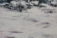 Nature (Snow) 2 - 2020 - Acrylic on Canvas - 60x30 cm