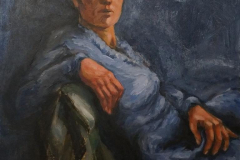 Woman in Blue 1 - 2020 - Acrylic on Canvas - 80x100 cm