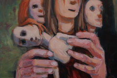 four dolls - 2021 - Acrylic on Canvas - 60x45 cm