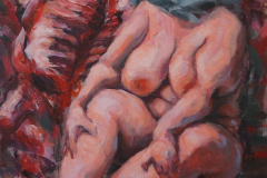 Nude 11 - 2021 - Acrylic on Canvas - 60x45 cm
