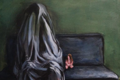 Nude 14 - 2021 - Acrylic on Canvas - 40x55 cm