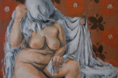 Nude 2 - 2021 - Acrylic on Canvas - 50x55 cm