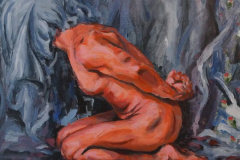 Nude 7 - 2021 - Acrylic on Canvas - 60x55 cm