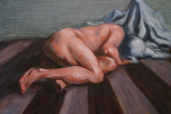 Nude 9 - 2021 - Acrylic on Canvas - 40x55 cm