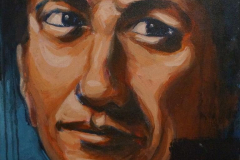 Selfie 11 - 2021 - Acrylic on Canvas - 40x35 cm