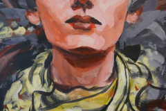 Selfie 20 - 2021 - Acrylic on Canvas - 40x360 cm