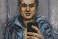 Selfie 3 - 2021 - Acrylic on Canvas - 40x40 cm