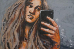 Selfie 4 - 2021 - Acrylic on Canvas - 40x40 cm