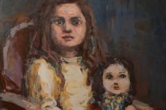 A Chair and Dolls 8 - 2022 - Acrylic on Canvas - 60x45 cm