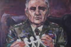 A Chair and Dolls 9 - 2022 - Acrylic on Canvas - 60x55 cm