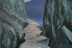 Mirror-The-Way-Max-Klinger-2024-Acrylic-on-Paper-29.7x42-cm