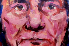 Selfie 1 - 2025 - Acrylic on Paper - 29.7x42 cm
