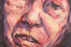 Selfie 1 - 2025 - Acrylic on Paper - 29.7x42 cm