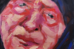 Selfie 6 - 2025 - Acrylic on Paper - 29.7x42 cm