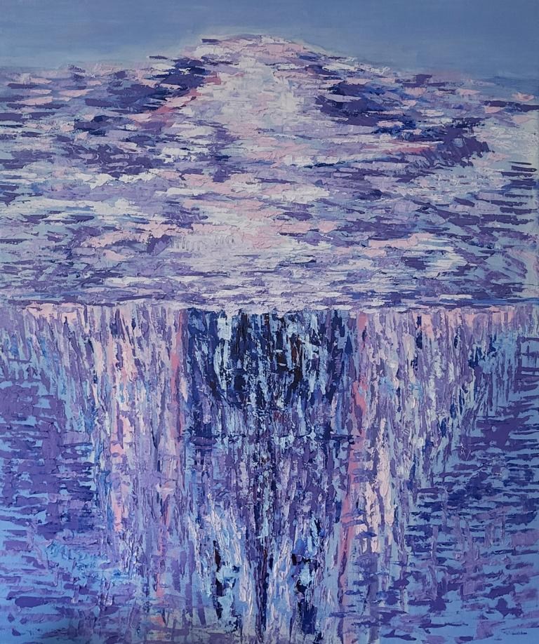 Mountains 6 - 2026 - Acrylic and oil on Canvas - 100x120 cm