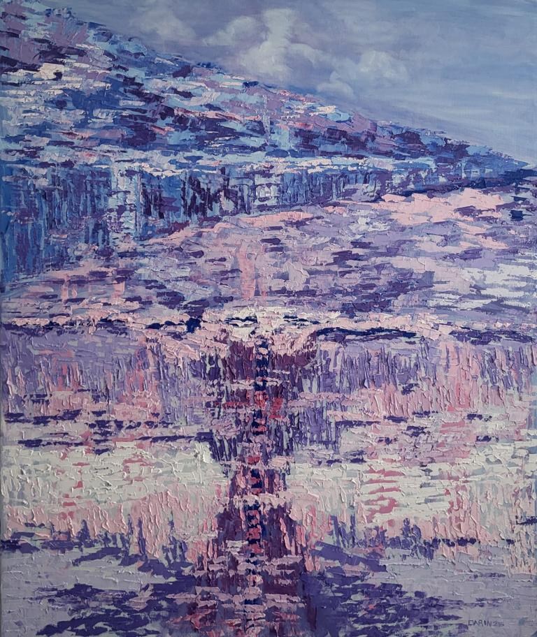 Mountains 7 - 2026 - Acrylic and oil on Canvas - 100x120 cm